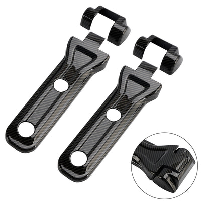 Carbon Fiber Tailgate Hinge Cover Trim 2018-2024 Jeep Wrangler JL &Unlimited