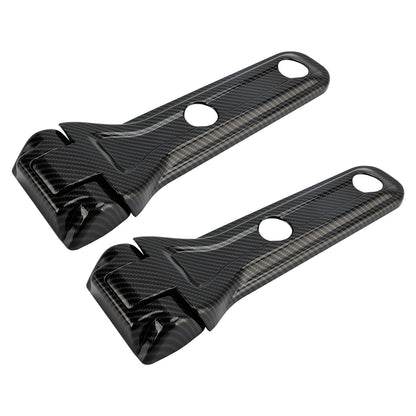 Carbon Fiber Tailgate Hinge Cover Trim 2018-2024 Jeep Wrangler JL &Unlimited