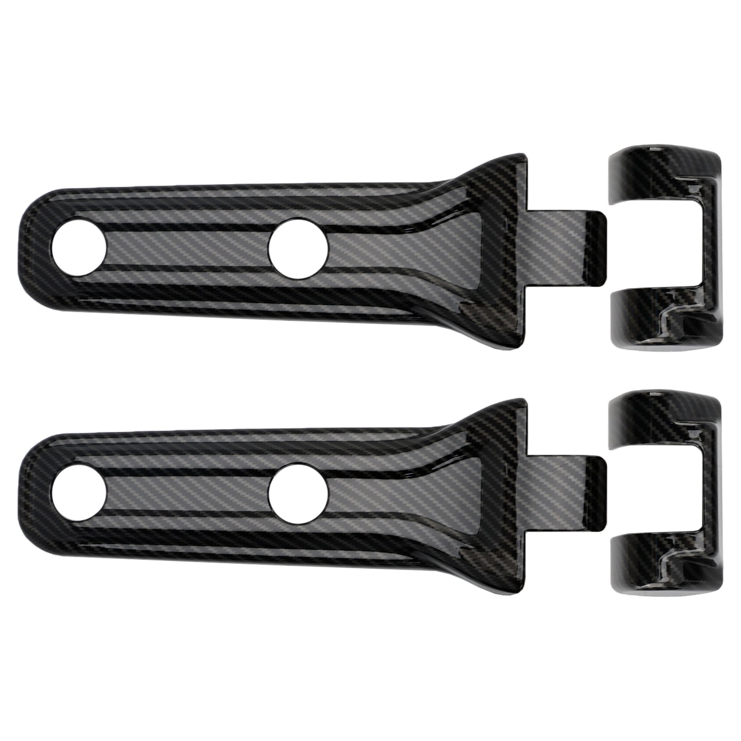 2018-2024 Jeep Wrangler JL Carbon Fiber Tailgate Hinge Cover Trim
