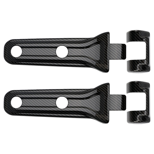 Carbon Fiber Tailgate Hinge Cover Trim 2018-2024 Jeep Wrangler JL &Unlimited