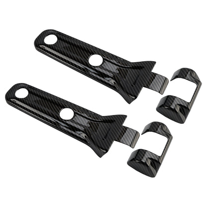 Carbon Fiber Tailgate Hinge Cover Trim 2018-2024 Jeep Wrangler JL &Unlimited