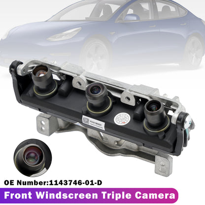 2021 Tesla Model 3 1143746-01-D Front Windscreen Triple Camera