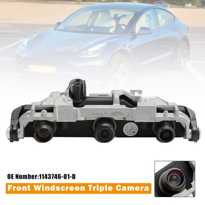 2021 Tesla Model 3 1143746-01-D Front Windscreen Triple Camera