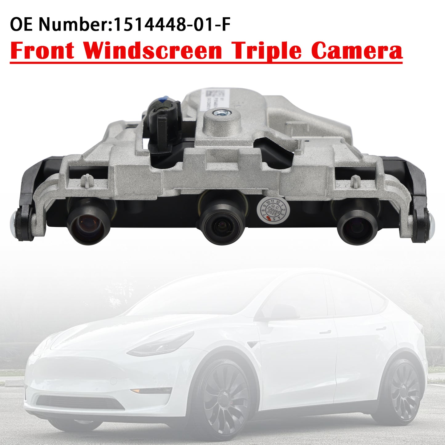 2021 2022 Tesla Model Y 1514448-01-F Front Windscreen Triple Camera