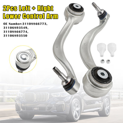 2019-2024 BMW X5 G05 X6 G06 X7 G07 31108866773 2Pcs Left + Right Lower Control Arm