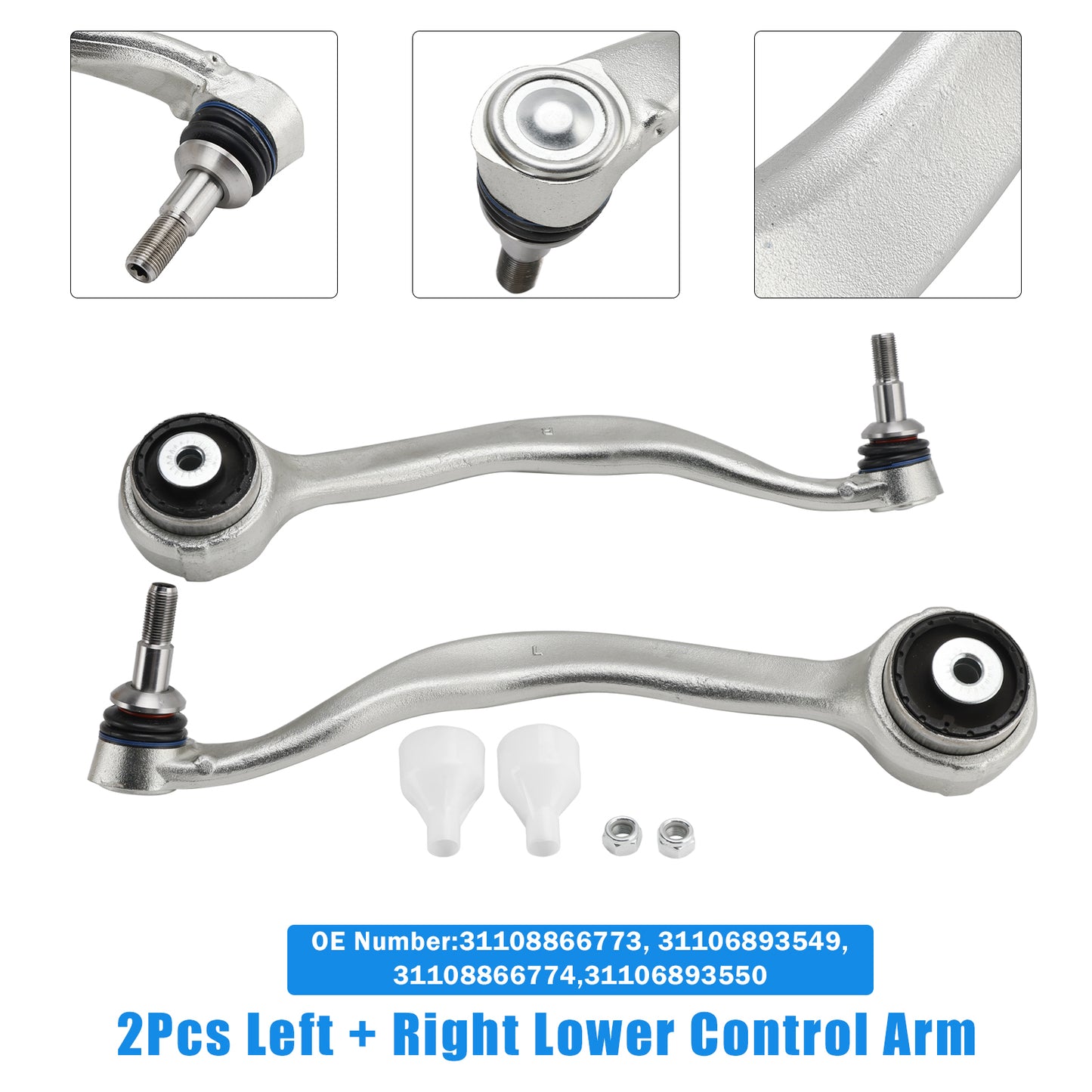 2019-2024 BMW X5 G05 X6 G06 X7 G07 2Pcs Left + Right Lower Control Arm