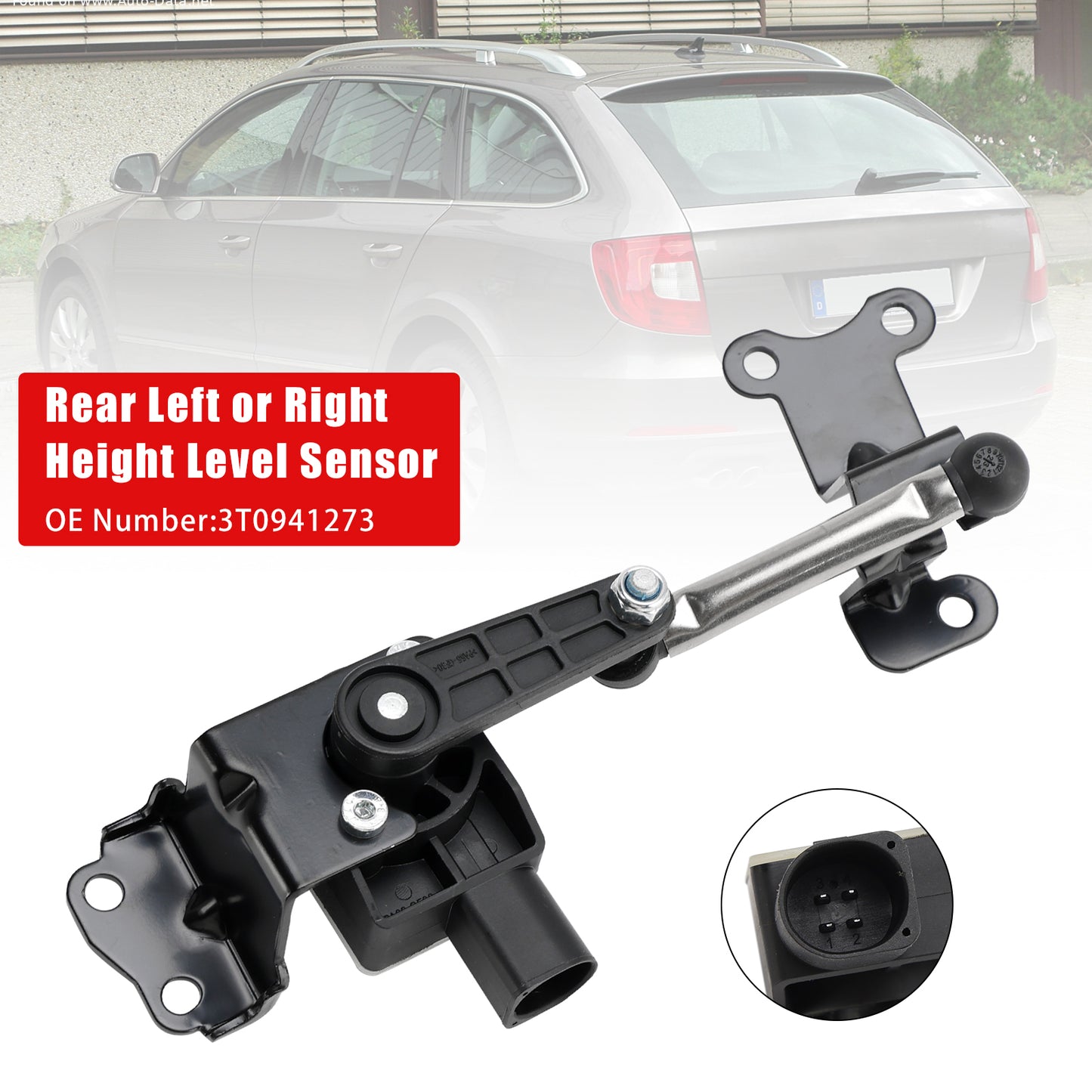 2009-2017 Skoda Yeti 5L 1.4L 3T0941273 Rear Height Level Sensor