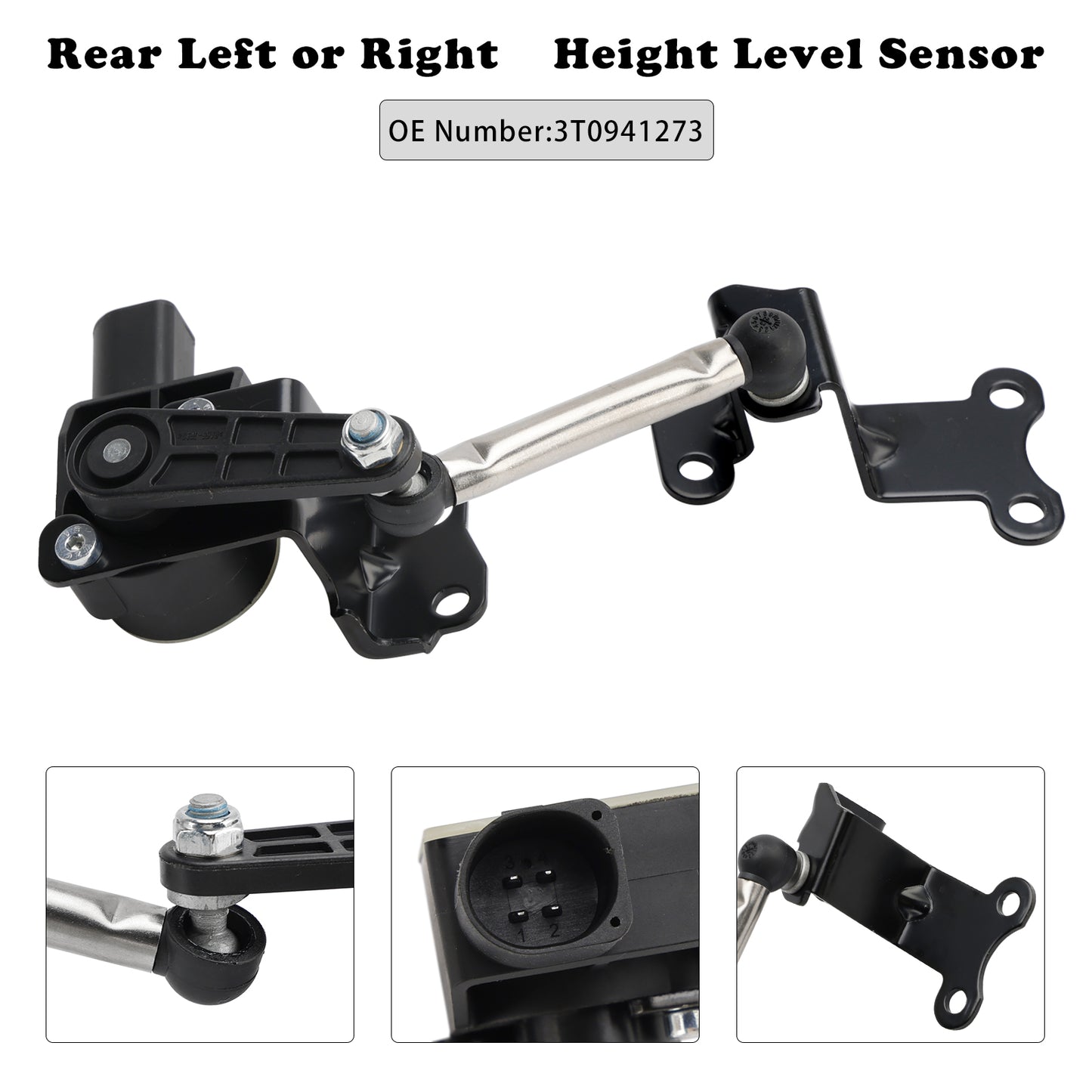 2009-2017 Skoda Yeti 5L 1.4L 3T0941273 Rear Height Level Sensor