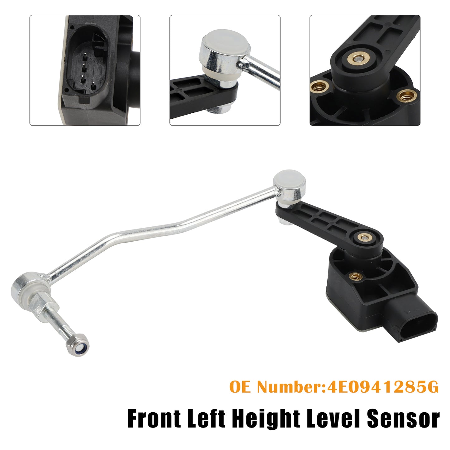 2004-2010 VW Touareg (7LA, 7L6, 7L7) 6.0 W12 SUV 4E0941285G Ride Height Level Sensor