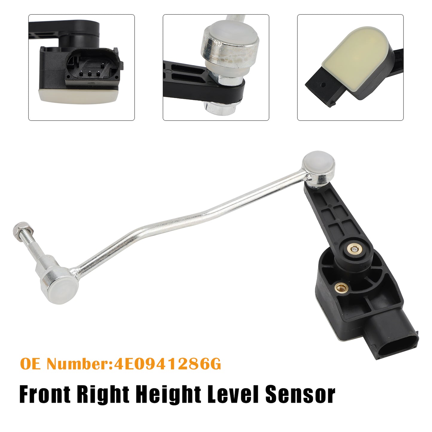 2004-2010 VW Touareg (7LA, 7L6, 7L7) 6.0 W12 SUV 4E0941285G Ride Height Level Sensor