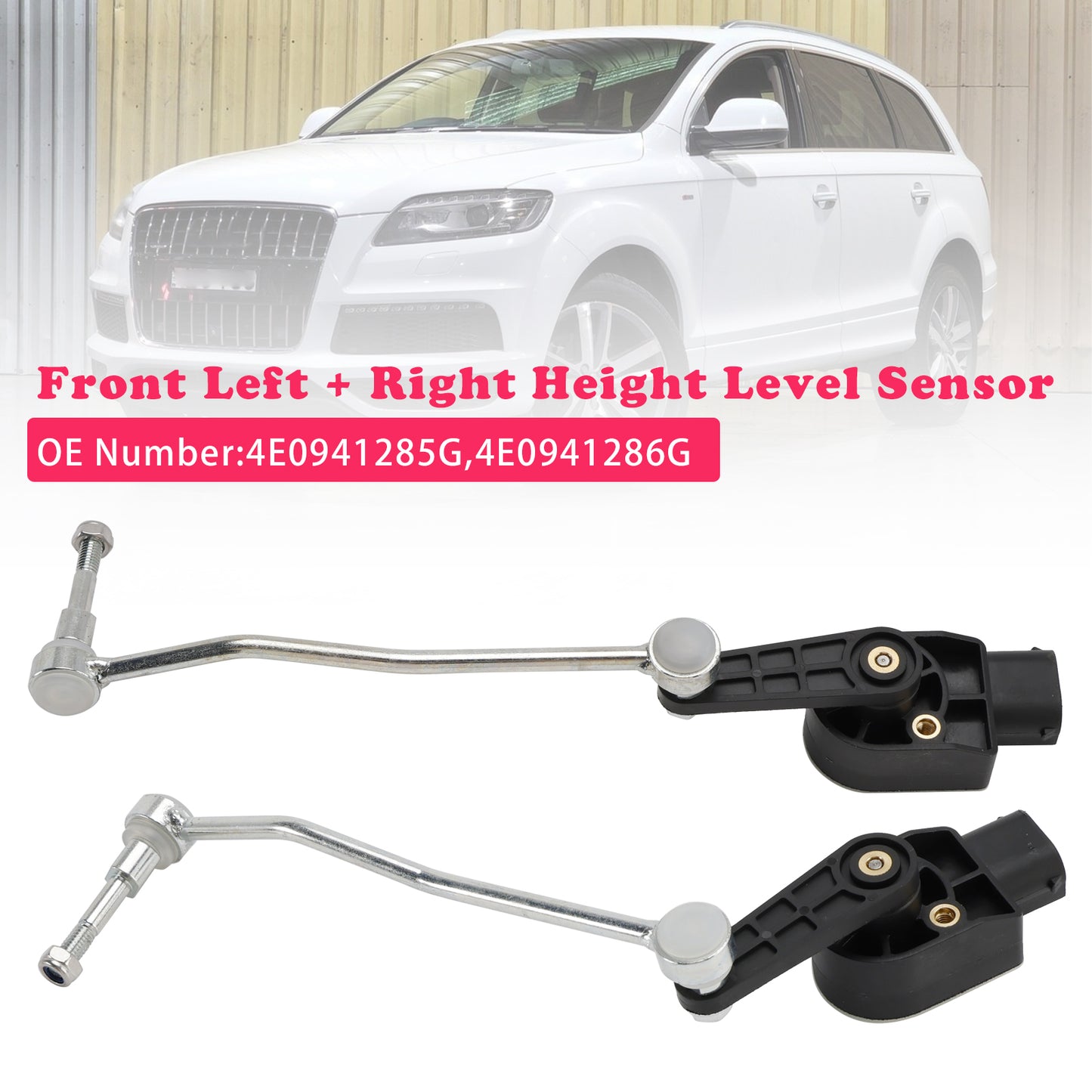 2004-2010 VW Touareg (7LA, 7L6, 7L7) 6.0 W12 SUV 4E0941285G Ride Height Level Sensor