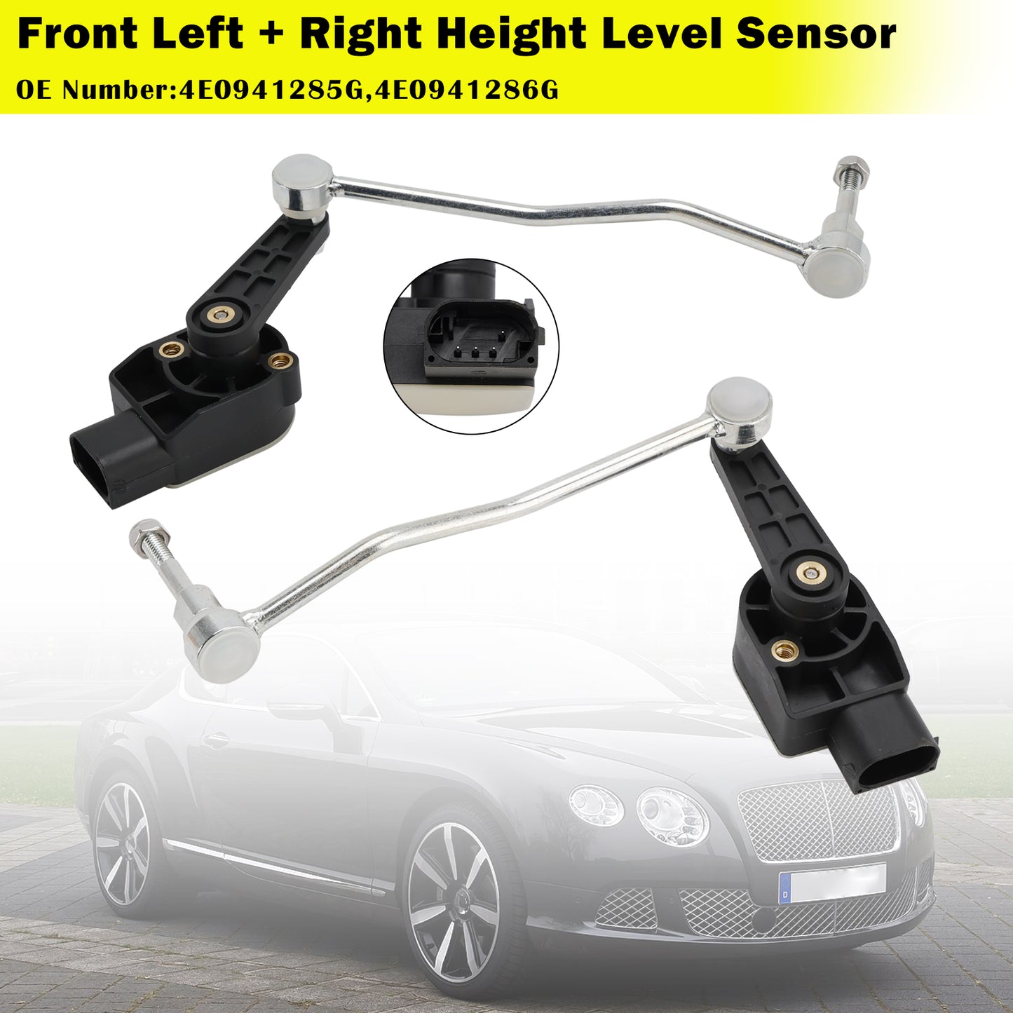 2004-2010 VW Touareg (7LA, 7L6, 7L7) 6.0 W12 SUV 4E0941285G Ride Height Level Sensor