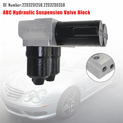 Mercedes R230 SL500 SL55 2203201258 ABC Hydraulic Suspension Valve Block
