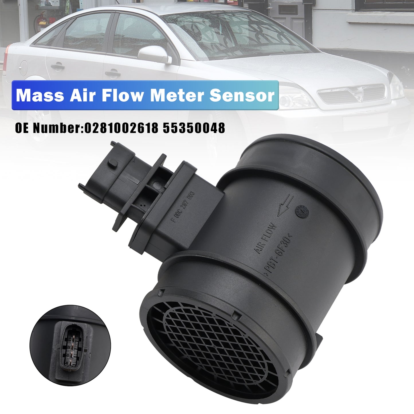 Vauxhall Combo Mk II (C) F25 55350048 Mass Air Flow Meter Sensor