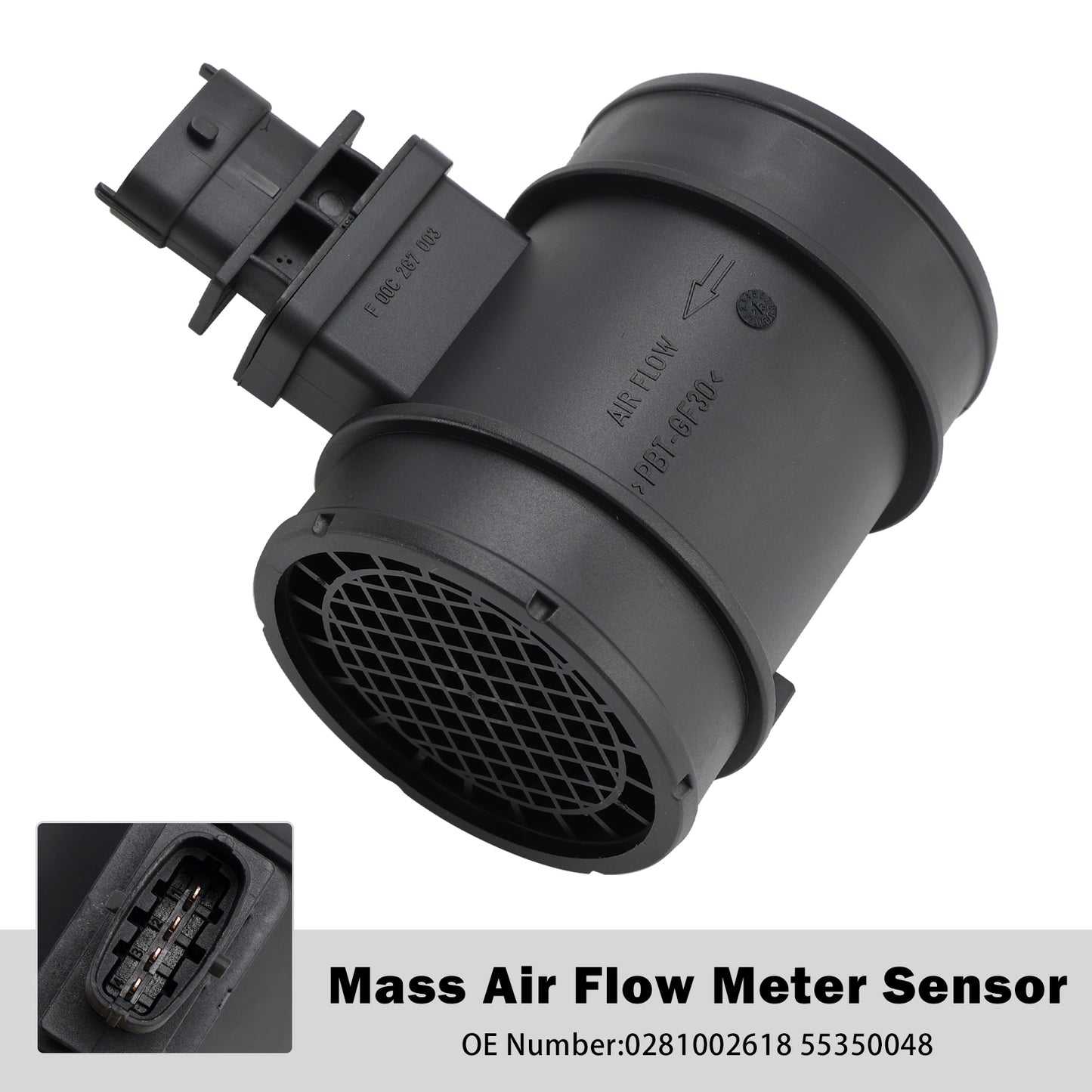 Vauxhall Combo Mk II (C) F25 55350048 Mass Air Flow Meter Sensor