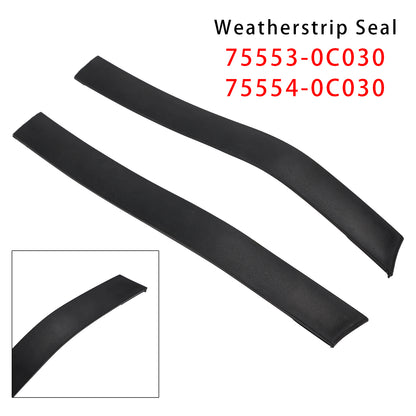 2007-2021 Toyota Tundra Crewmax 4 Full Doors Roof Drip Molding Rear Left & Right