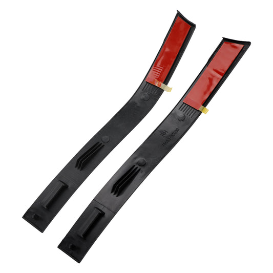 4 Full Doors Roof Drip Molding Rear Left & Right 2007-2021 Toyota Tundra Crewmax