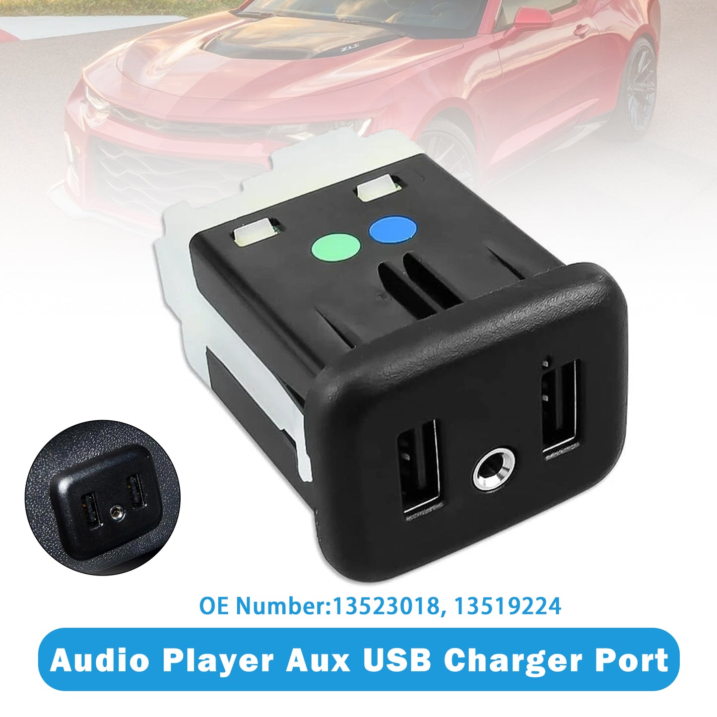 2017-2018 Envision 13523018 Audio Player Aux USB Charger Port