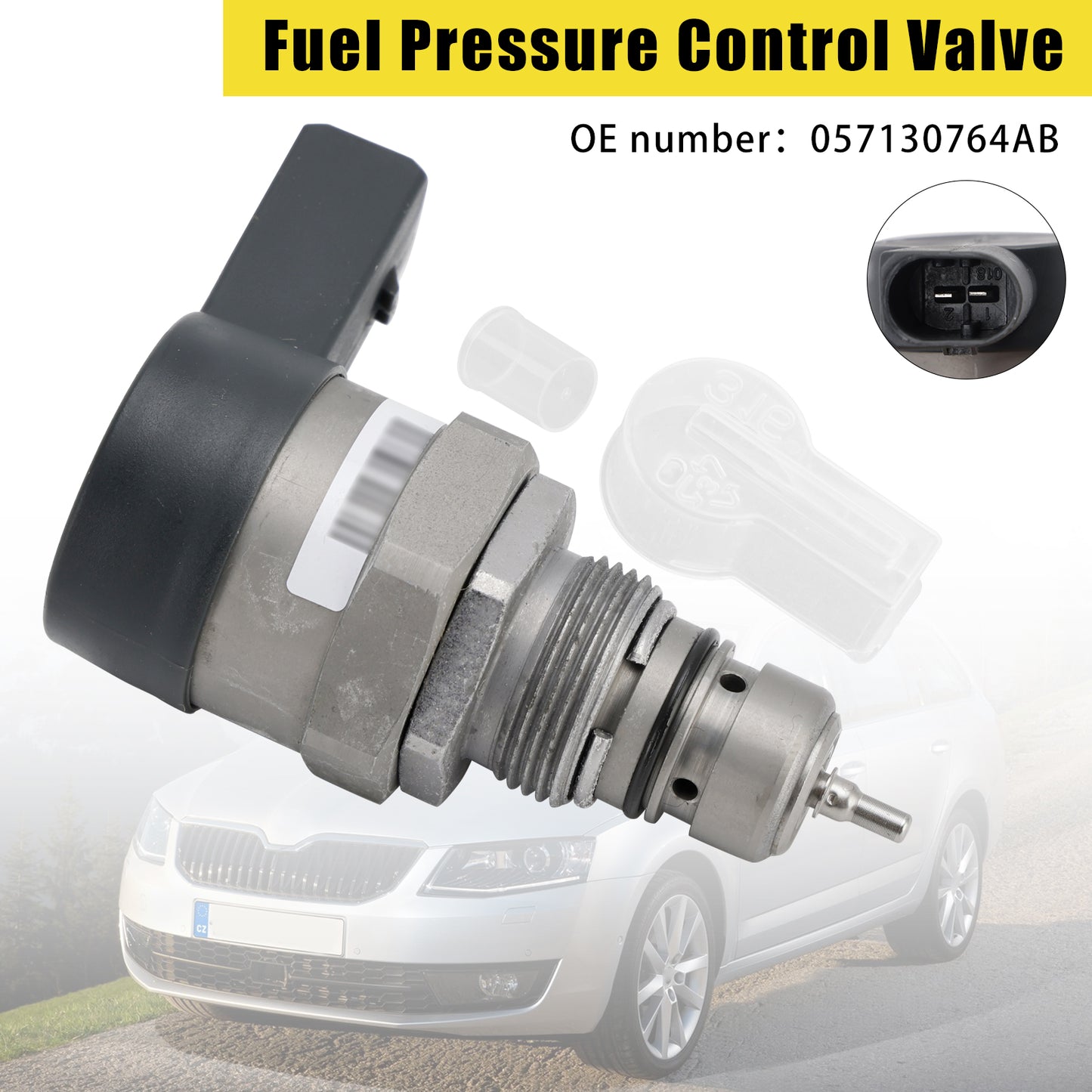 VW Audi Porsche Seat Skoda 1.4-3.0 TDI 057130764AB Fuel Pressure Control Valve