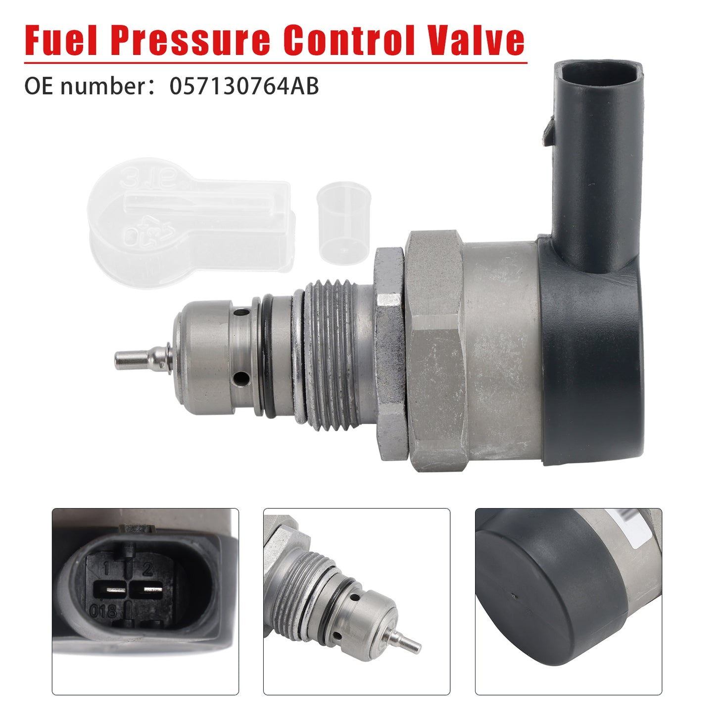 VW Audi Porsche Seat Skoda 1.4-3.0 TDI 057130764AB Fuel Pressure Control Valve