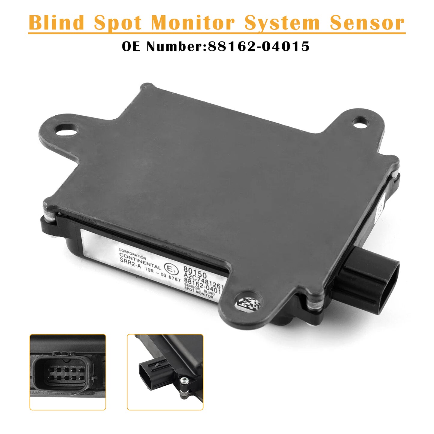 2016 Toyota Tacoma Limited SR SR5 TRD Off-Road TRD Sport2.7L L4 - Gas 3.5L V6 - Gas 88162-04015 Rear Blind Spot Monitor System Sensor