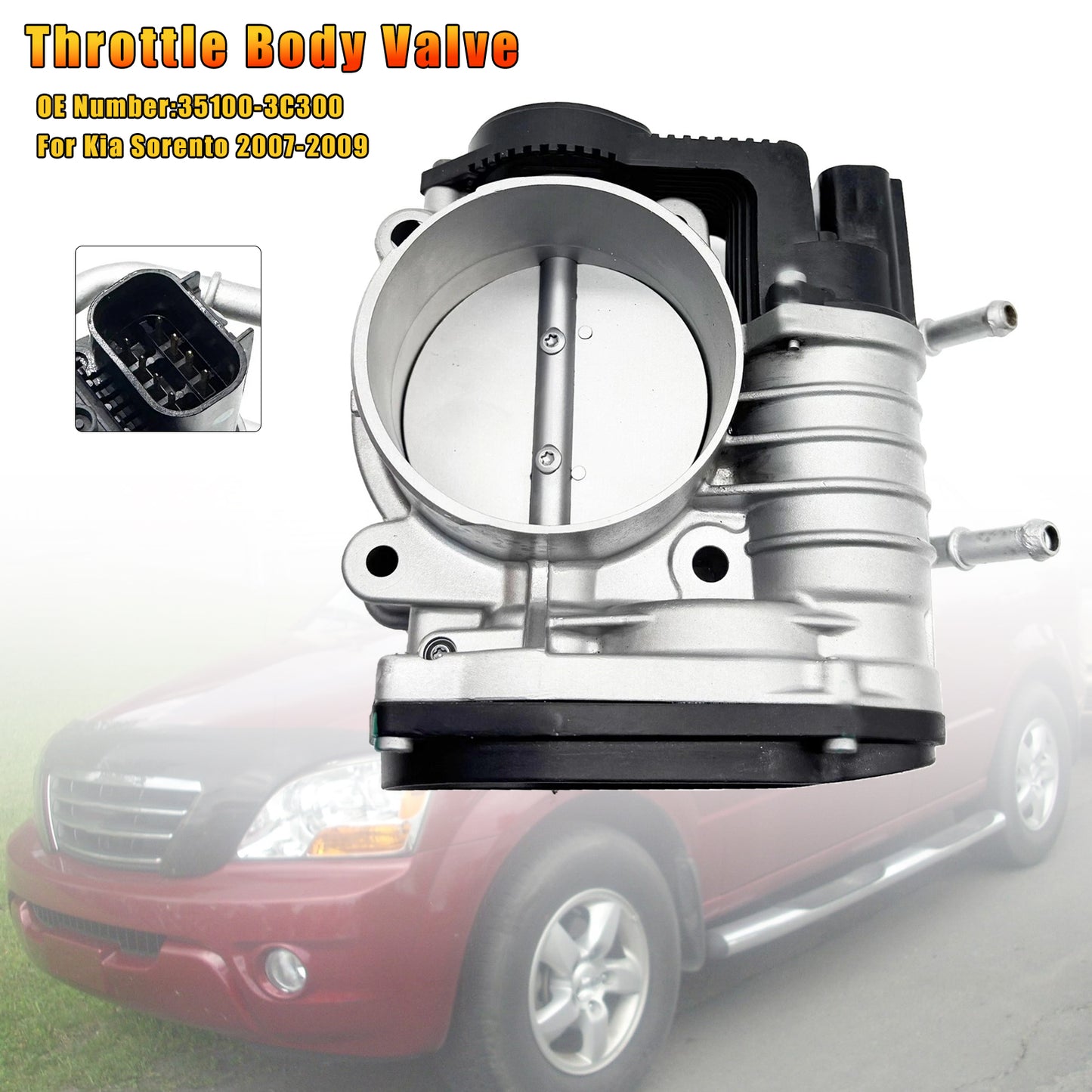2007 Kia Sorento Base EX LX 3.8L V6 - Gas 35100-3C300 Throttle Body Valve