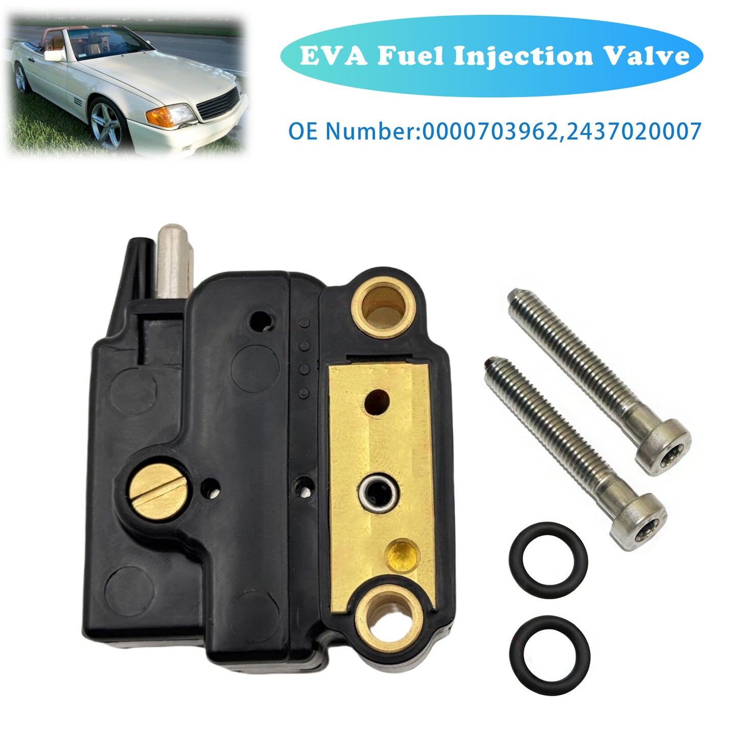 1972-1989 Mercedes-Benz SL-Class (R107 C107) 0000703962 Fuel Injection Electro Hydraulic Actuator Valve