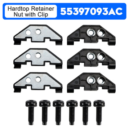 2007-2018 Jeep Wrangler JK JKU 55397093AC Hardtop Retainer Nut with Clip