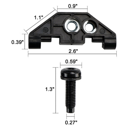 2007-2018 Jeep Wrangler JK JKU 55397093AC Hardtop Retainer Nut with Clip