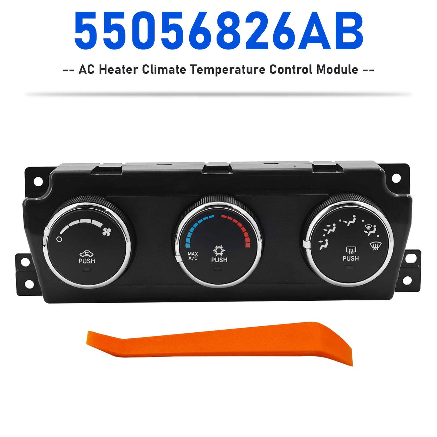 2009-2010 Ram 1500 55056826AB AC Heater Climate Temperature Control Module
