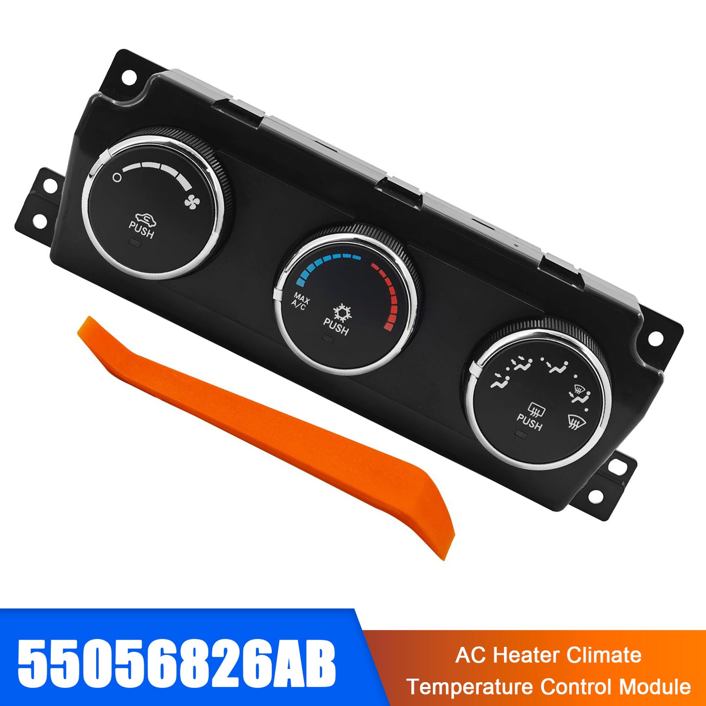 2009-2010 Ram 1500 55056826AB AC Heater Climate Temperature Control Module