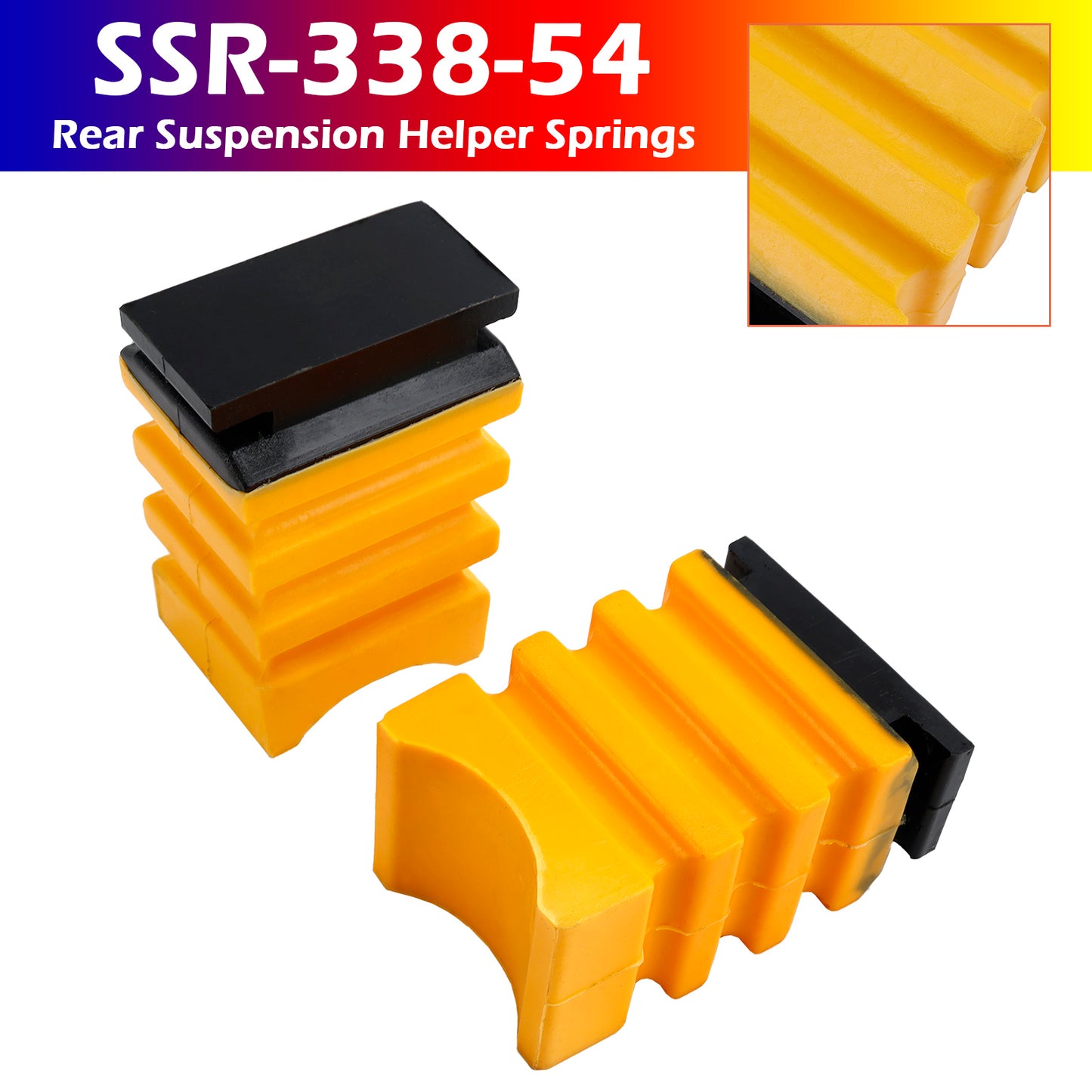 2019-2021 Freightliner Sprinter 3500 SSR-338-54 2 x Rear Suspension Helper Springs