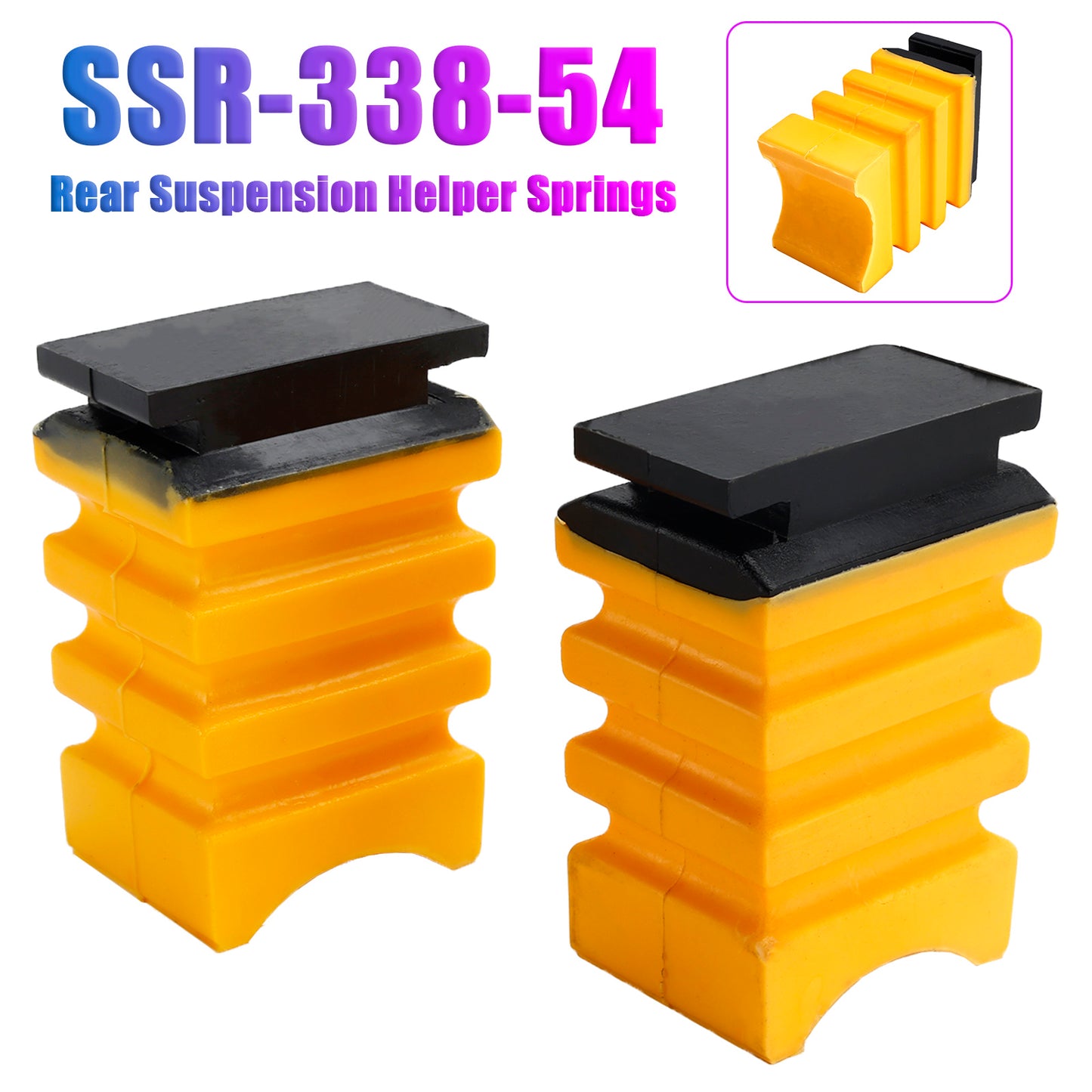 2019-2021 Freightliner Sprinter 3500 SSR-338-54 2 x Rear Suspension Helper Springs