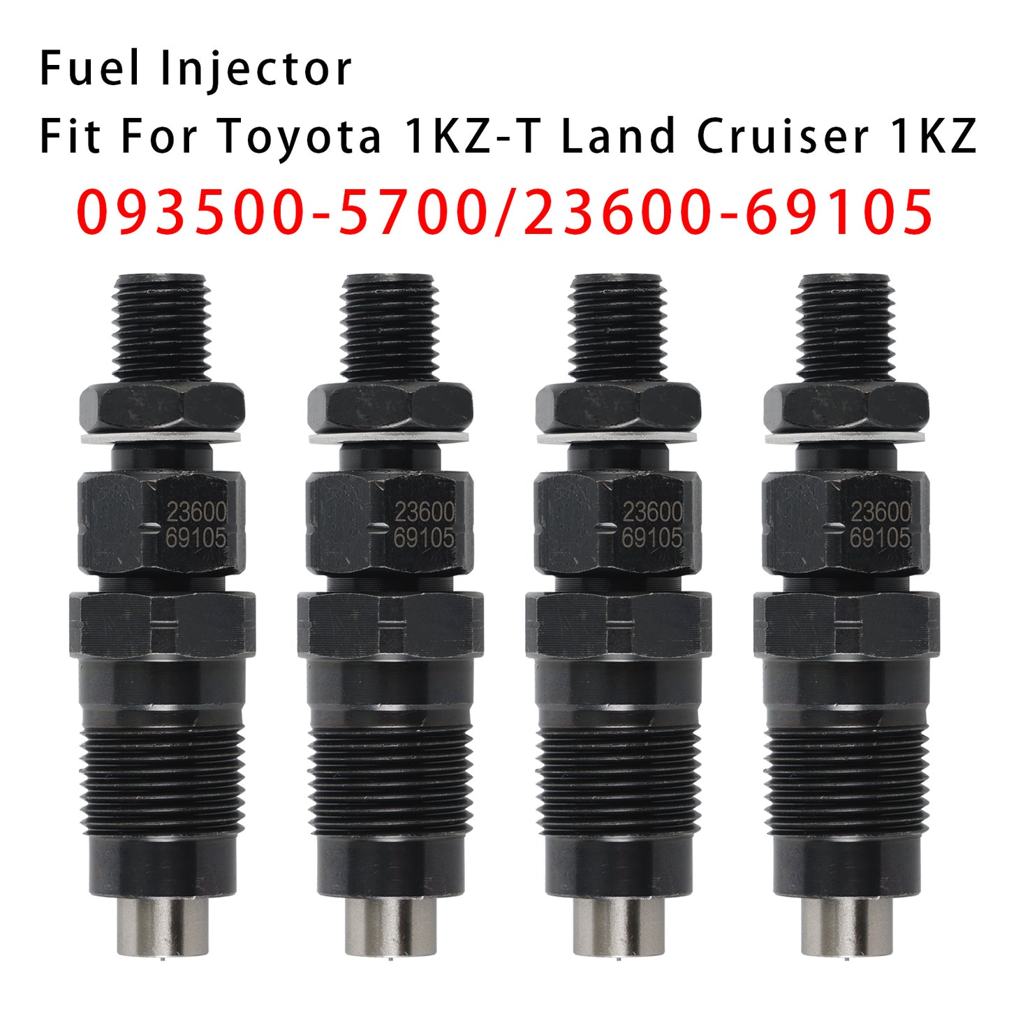 Toyota 1KZ-T Land Cruiser 1KZ 093500-5700 1Pcs Fuel Injector