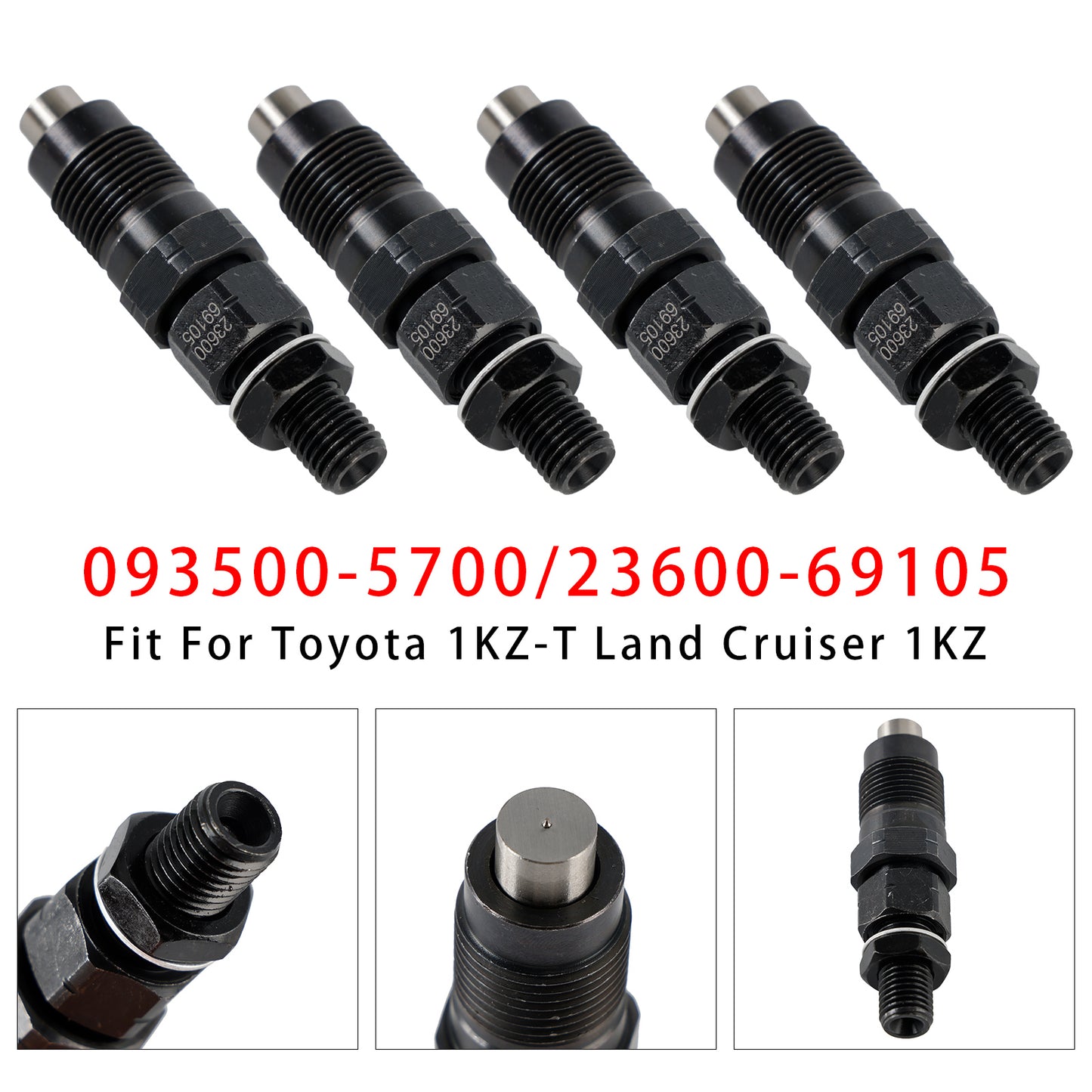 Toyota 1KZ-T Land Cruiser 1KZ 093500-5700 1Pcs Fuel Injector