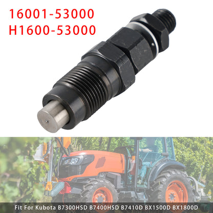 Kubota B7300HSD B7400HSD B7410D BX1500D BX1800D H1600-53000 1Pcs Fuel Injector