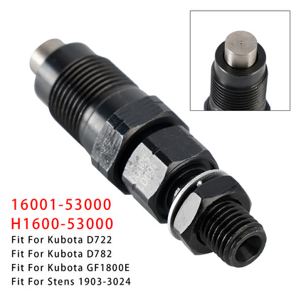 Kubota B7300HSD B7400HSD B7410D BX1500D BX1800D H1600-53000 1Pcs Fuel Injector