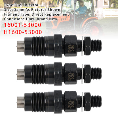 Kubota B7300HSD B7400HSD B7410D BX1500D BX1800D H1600-53000 1Pcs Fuel Injector