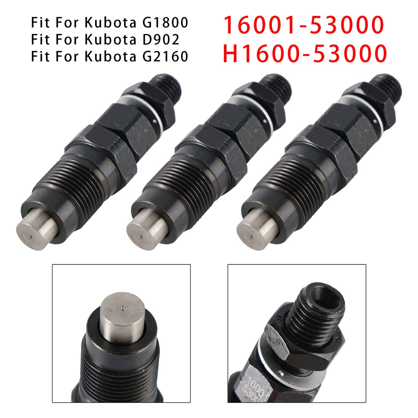 Kubota B7300HSD B7400HSD B7410D BX1500D BX1800D H1600-53000 1Pcs Fuel Injector