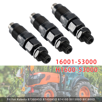Kubota B7300HSD B7400HSD B7410D BX1500D BX1800D H1600-53000 1Pcs Fuel Injector