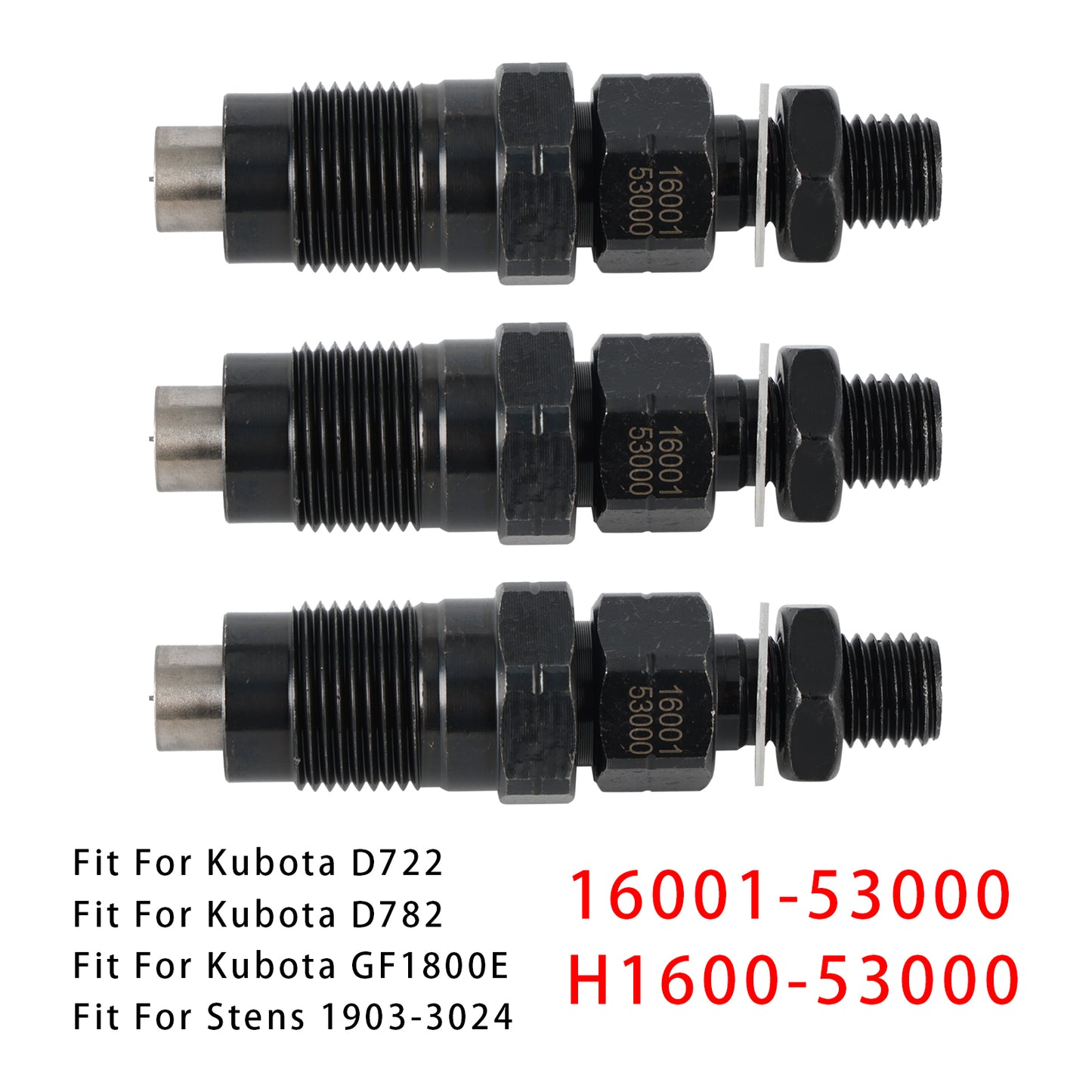 Kubota B7300HSD B7400HSD B7410D BX1500D BX1800D H1600-53000 1Pcs Fuel Injector