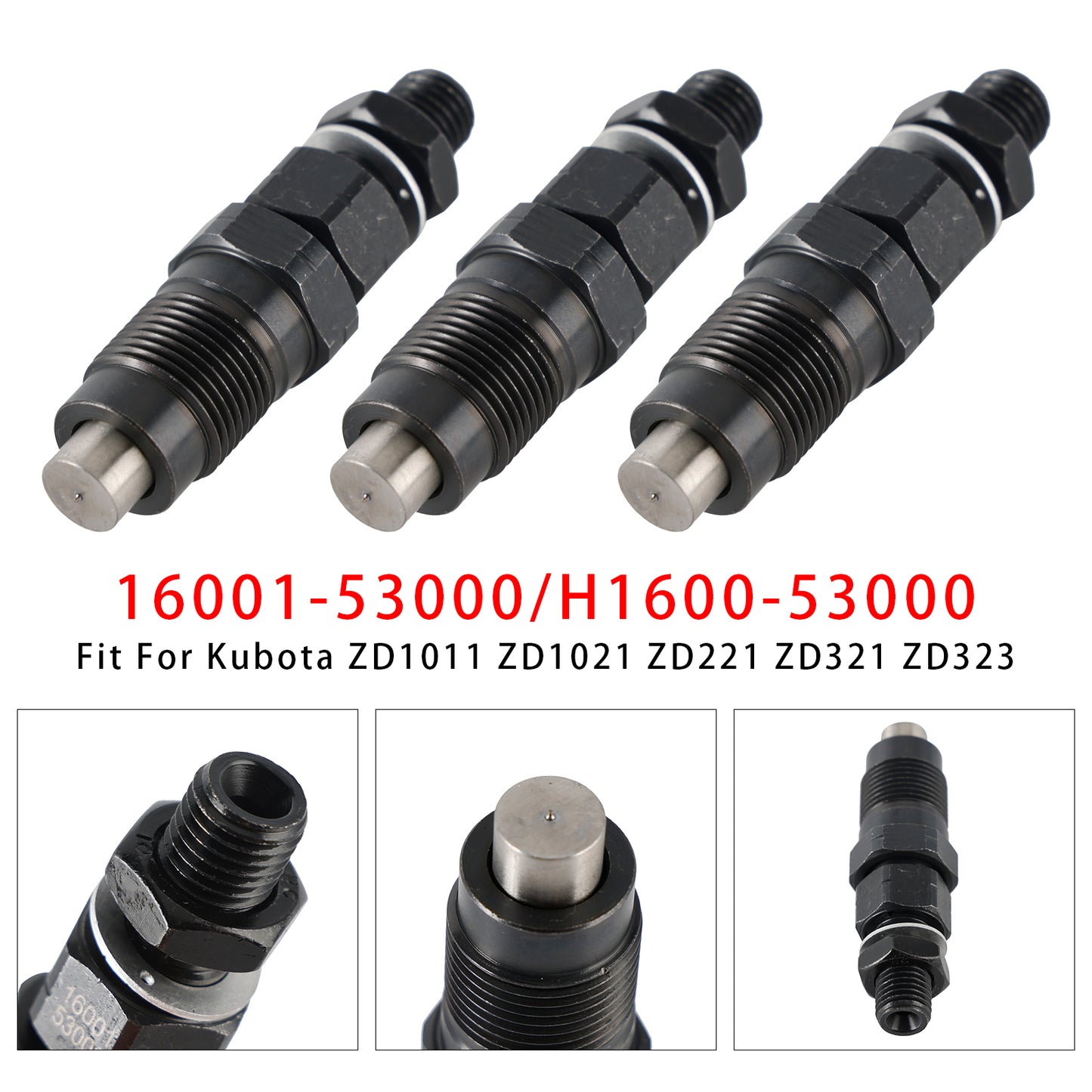 Kubota B7300HSD B7400HSD B7410D BX1500D BX1800D H1600-53000 1Pcs Fuel Injector