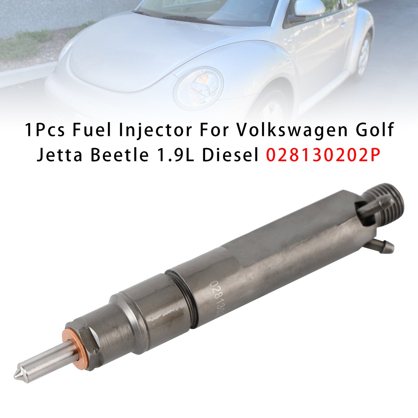 2000-2004 Volkswagen Jetta 1.9L L4 DIESEL Turbocharged 028130202P 1Pcs Fuel Injector
