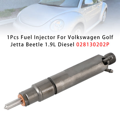 2000-2004 Volkswagen Jetta 1.9L L4 DIESEL Turbocharged 028130202P 1Pcs Fuel Injector