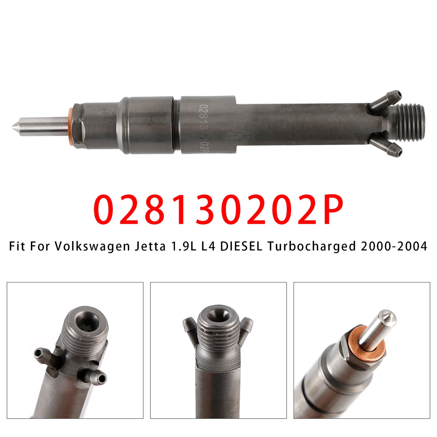 2000-2004 Volkswagen Jetta 1.9L L4 DIESEL Turbocharged 028130202P 1Pcs Fuel Injector