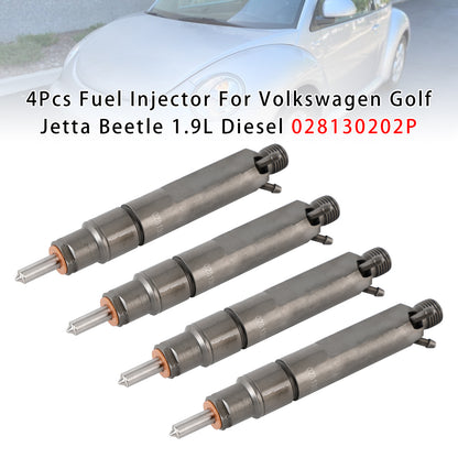 2000-2004 Volkswagen Jetta 1.9L L4 DIESEL Turbocharged 028130202P 1Pcs Fuel Injector