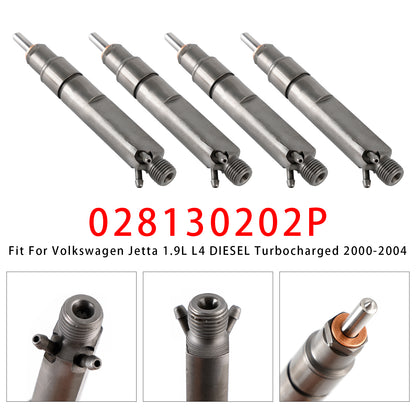2000-2004 Volkswagen Jetta 1.9L L4 DIESEL Turbocharged 028130202P 1Pcs Fuel Injector