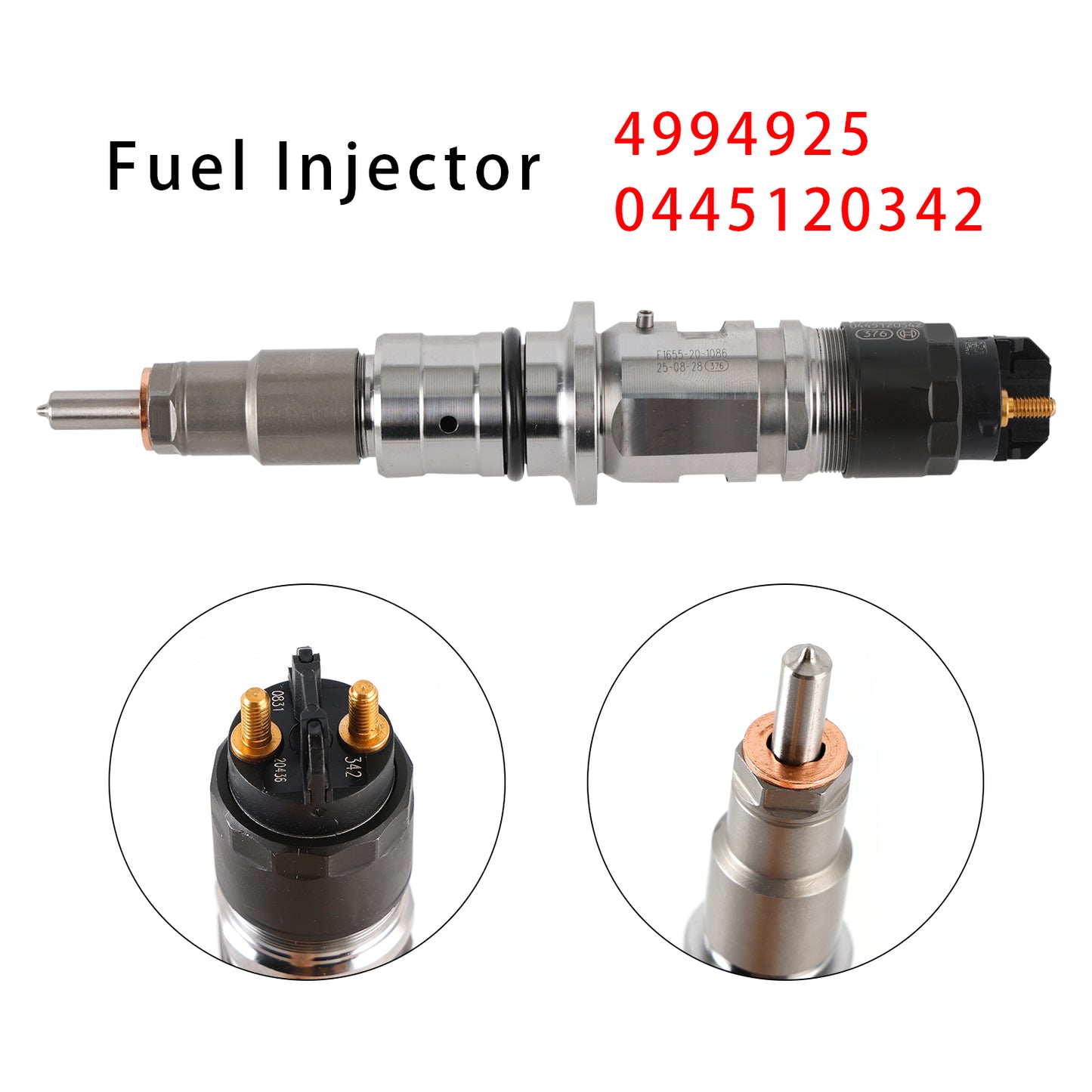 2013-2018 Dodge Ram 6.7L Cummins diesel equipped vehicles 0445120342 1Pcs Fuel Injector