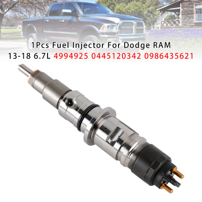 2013-2018 Dodge Ram 6.7L Cummins diesel equipped vehicles 0445120342 1Pcs Fuel Injector