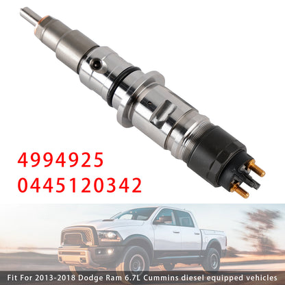 2013-2018 Dodge Ram 6.7L Cummins diesel equipped vehicles 0445120342 1Pcs Fuel Injector